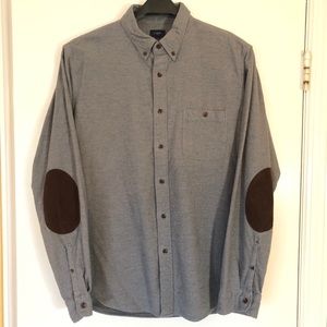 J. Crew Flannel Shirt with Elbow Patches